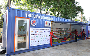 YBA Summer Caravan trao tặng thư viện container Đắk Lắk